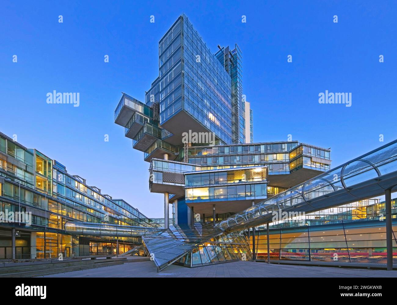 Administration building of Nord LB, Norddeutsche Landesbank, Germany, Lower Saxony, Hanover Stock Photo