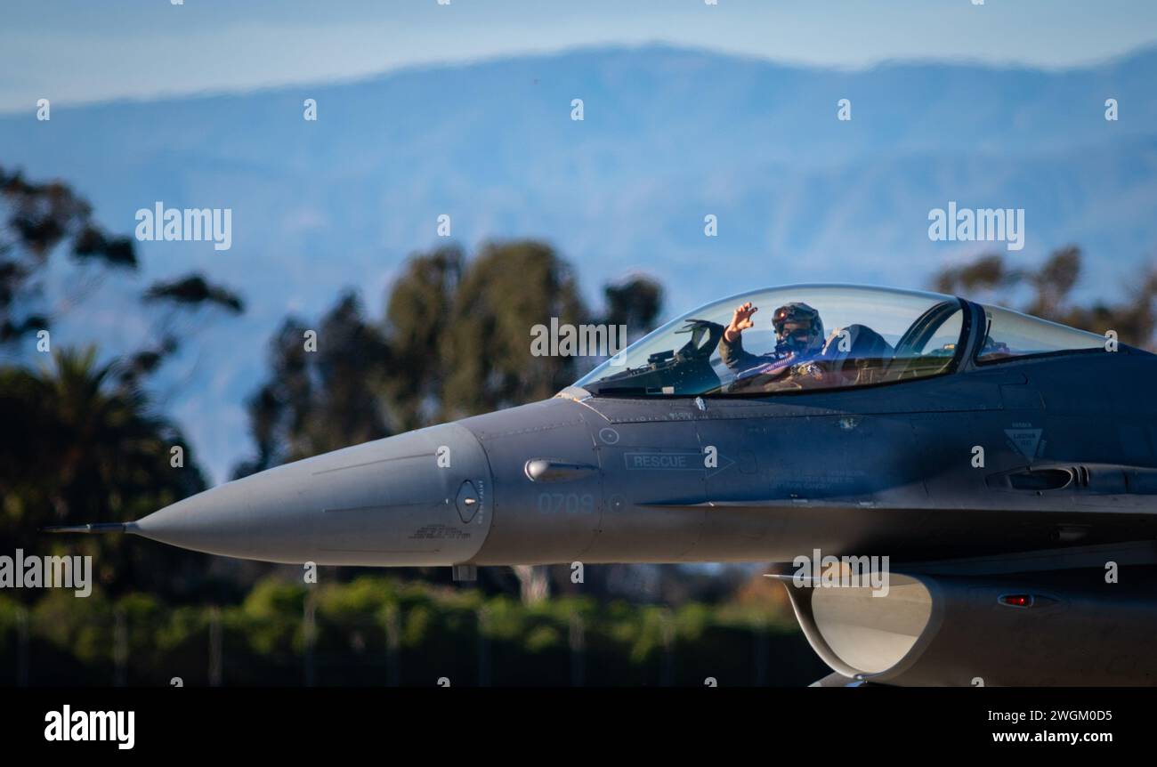 U.S. Air Force Maj. Steve “Waldo” Alsen displays his squadron’s signature “buzzard claw” gesture
