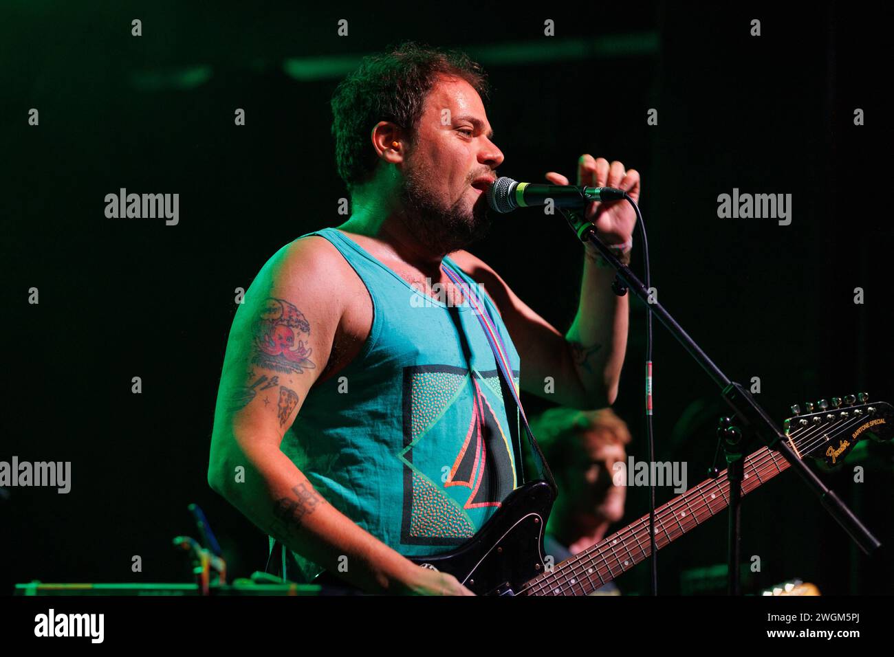 Jeff Rosenstock performing live onstage during his 2024 UK Tour date at