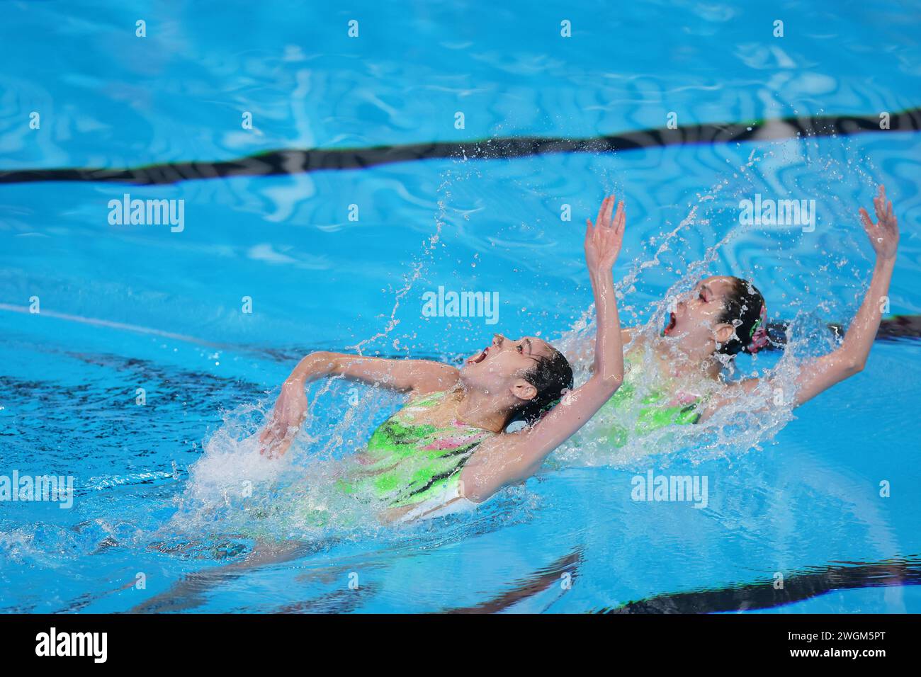 Doha, Qatar. 5th Feb, 2024. Liuyi Wang & Qianyi Wang (CHN) Artistic ...