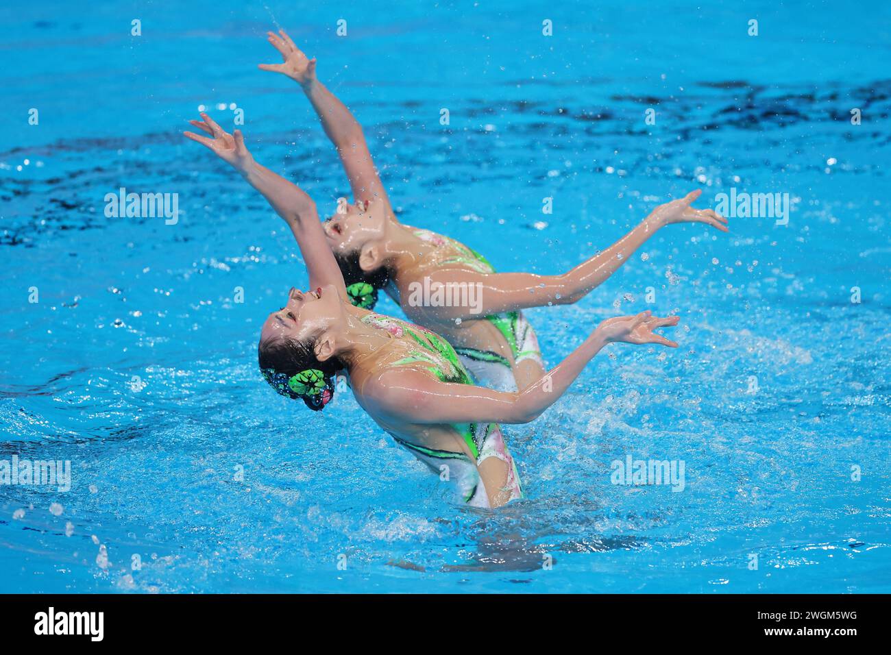 Doha, Qatar. 5th Feb, 2024. Liuyi Wang & Qianyi Wang (CHN) Artistic ...