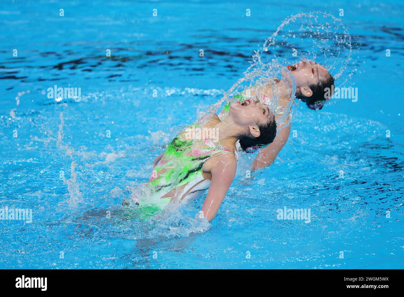 Doha, Qatar. 5th Feb, 2024. Liuyi Wang & Qianyi Wang (CHN) Artistic ...