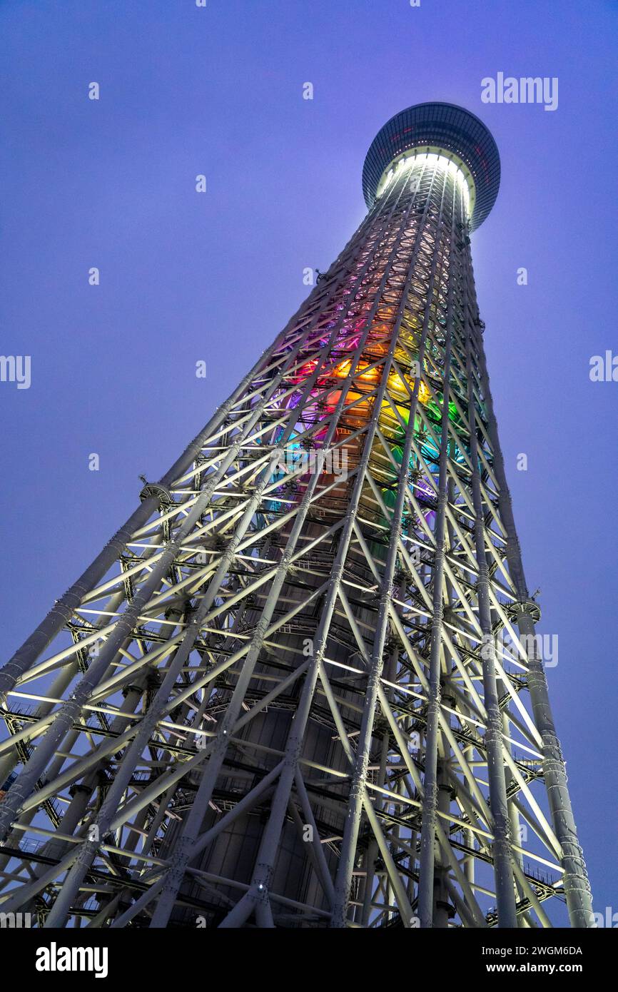 Tokyo Sky Tree in Tokyo, Japan Stock Photo