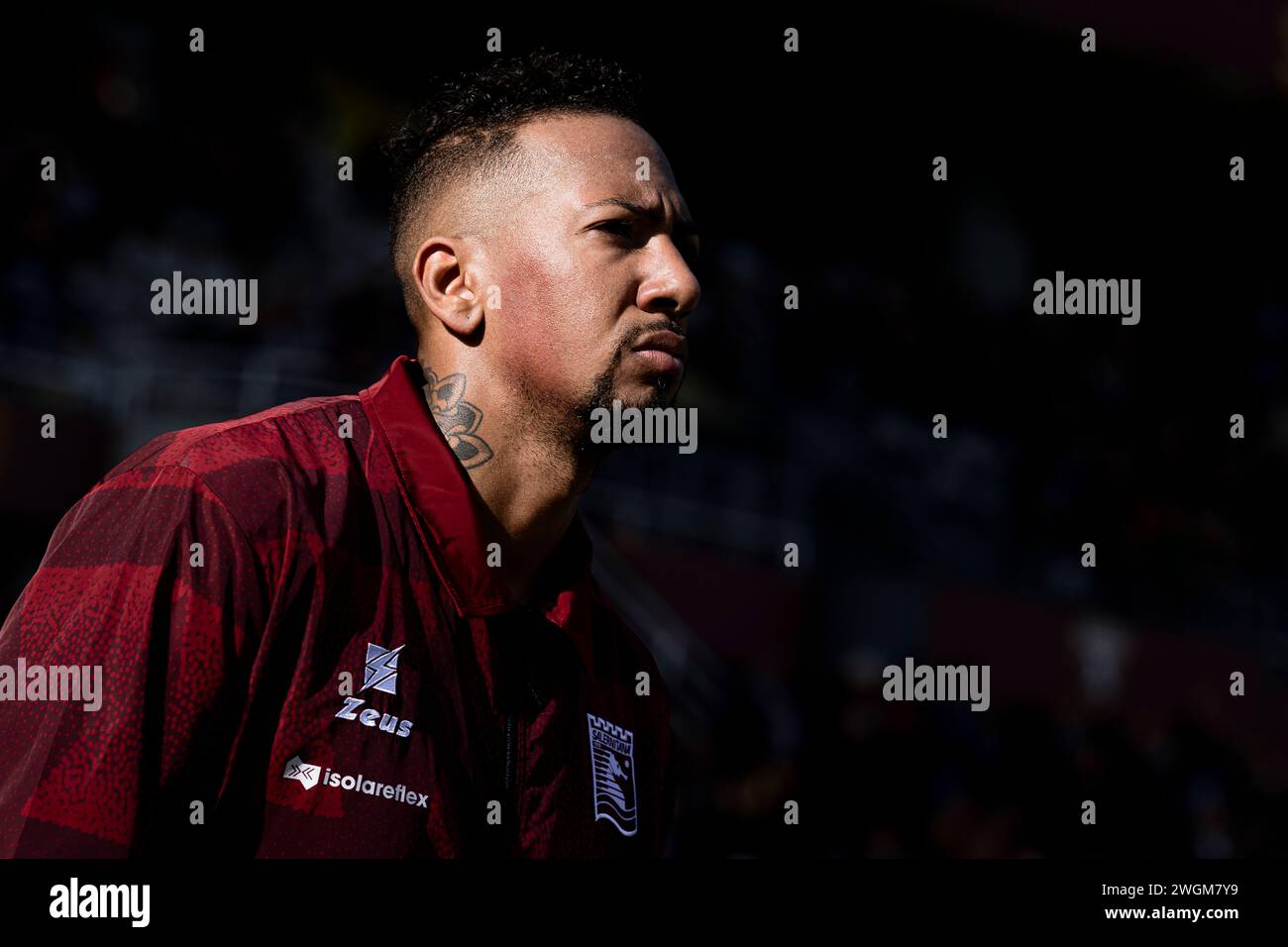 Turin, Italy. 4 February 2024. Jerome Boateng of US Salernitana looks on prior to the Serie A football match between Torino FC and US Salernitana. The match ended 0-0 tie. Nicolò Campo/Alamy Live News Stock Photo