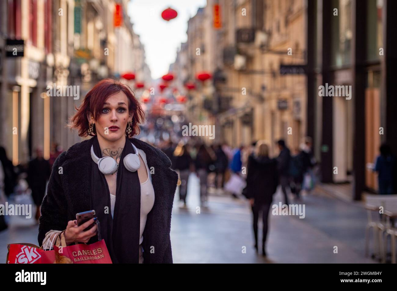 France Bordeaux - Rue Sainte Catherine. Longest pedestrian shopping ...