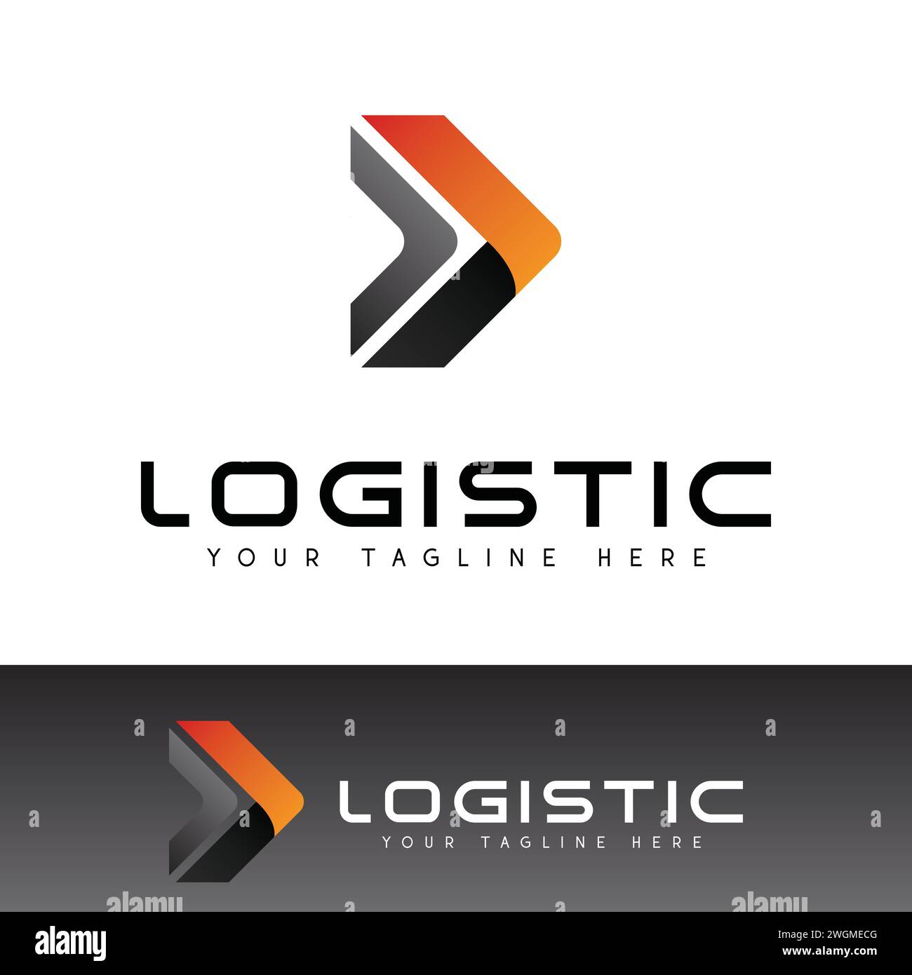 Logistic Logo Design Logistic Arrow Logotype Stock Vector Image & Art ...