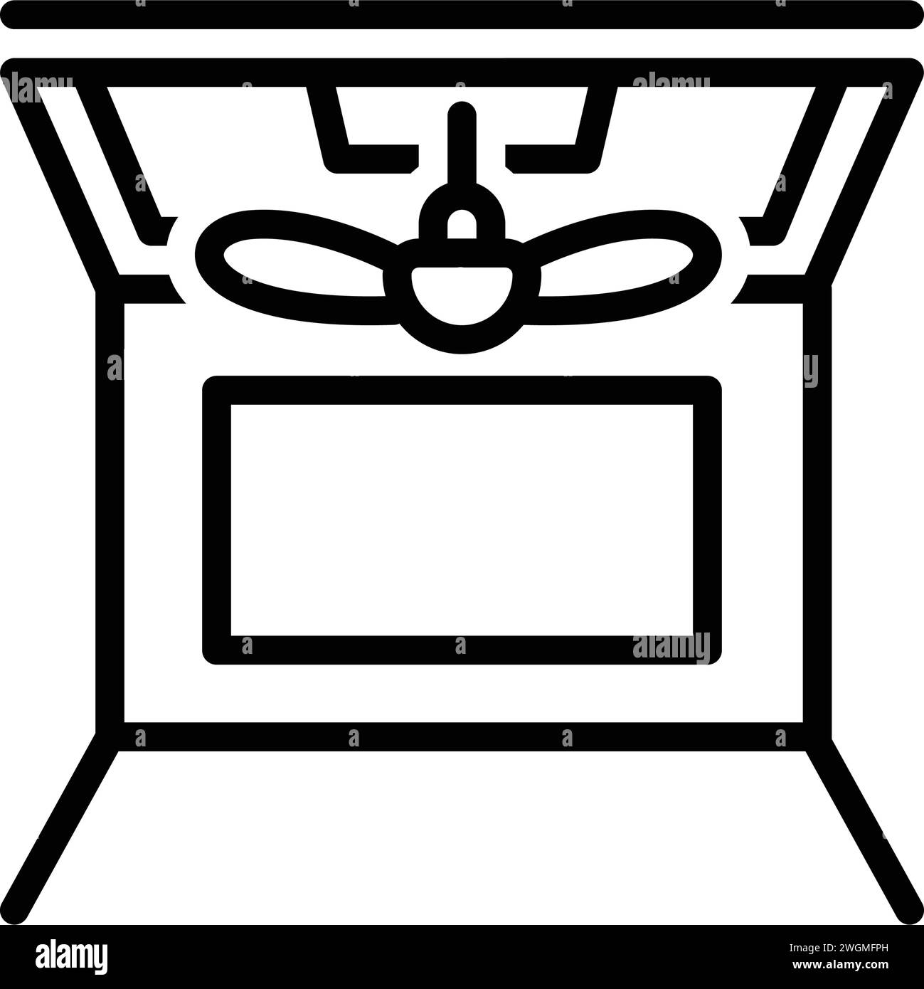 Icon for ceiling roof stock vector image art alamy