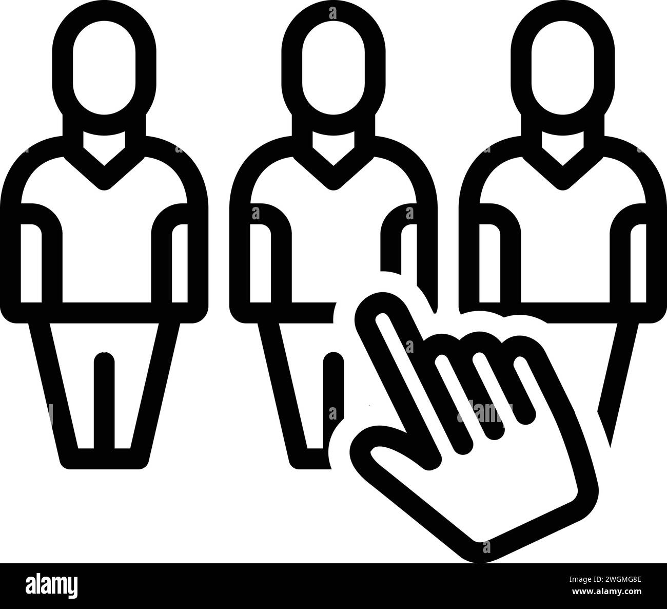 Everyone is everybody else Stock Vector Images - Alamy