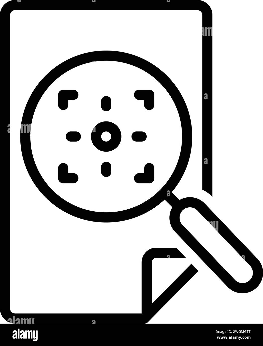 Icon for preview,magnifier Stock Vector Image & Art - Alamy