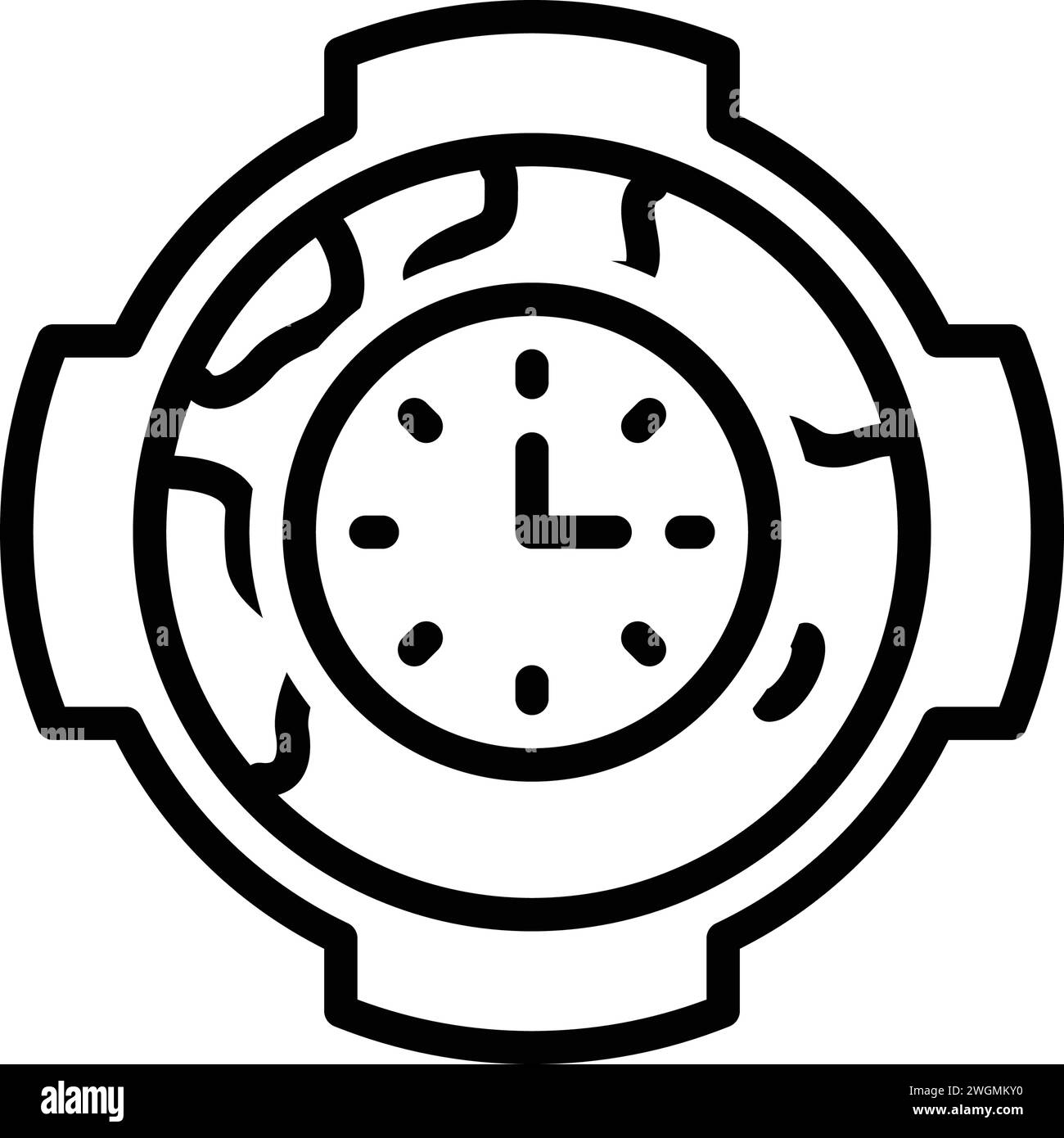 icon-for-gmt-map-stock-vector-image-art-alamy