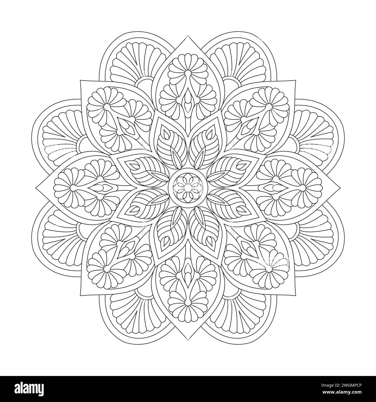 Kdp coloring page Stock Vector Images - Alamy