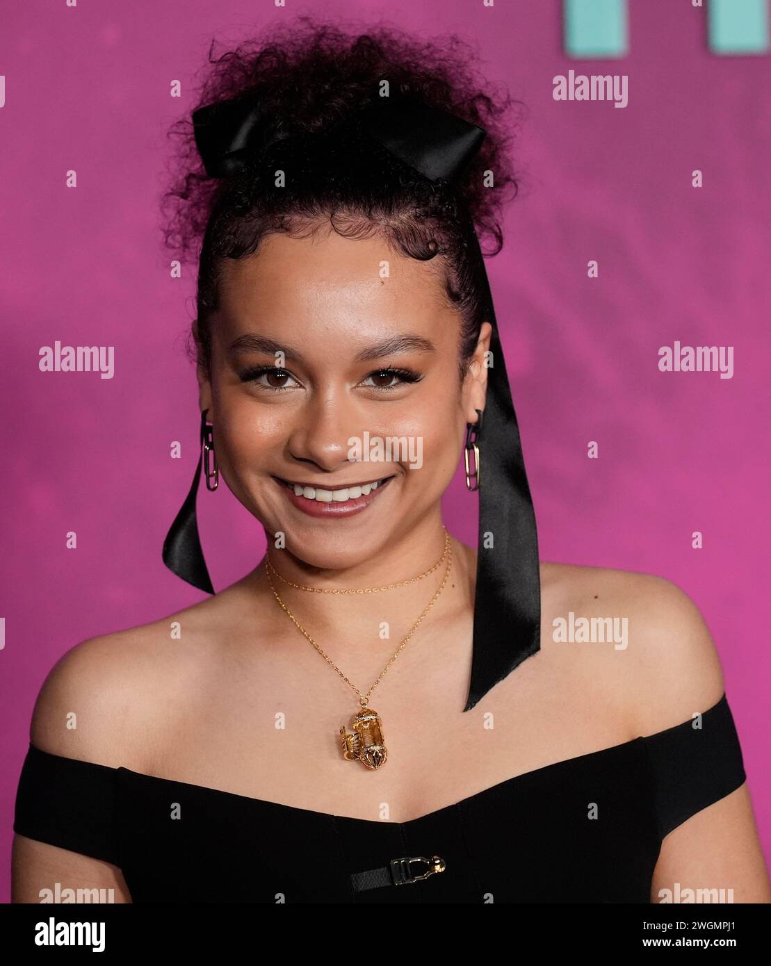 Kayden Muller-Janssen poses at the premiere of the film “Lisa