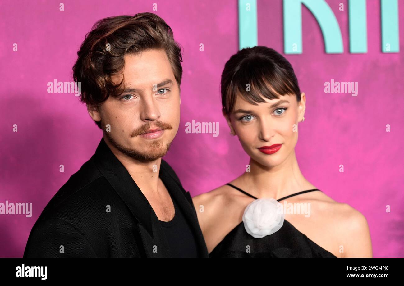 cole-sprouse-left-and-ari-fournier-pose-together-at-the-premiere-of