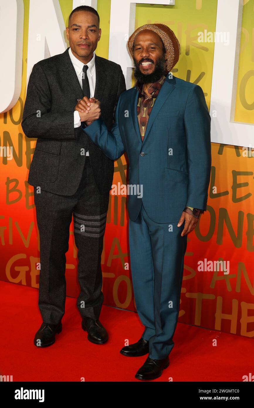 Reinaldo Green London, UK. 30th Jan, 2024. Reinaldo Marcus Green and Ziggy Marley ...