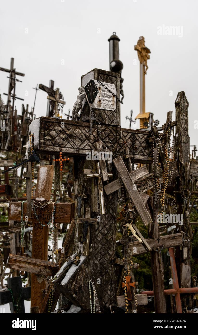 A symbol of Lithuania's unwavering faith, the Hill of Crosses is a 