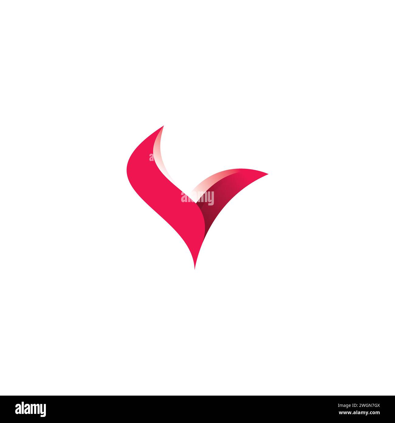 V Modern logo. Letter V Icon Stock Vector