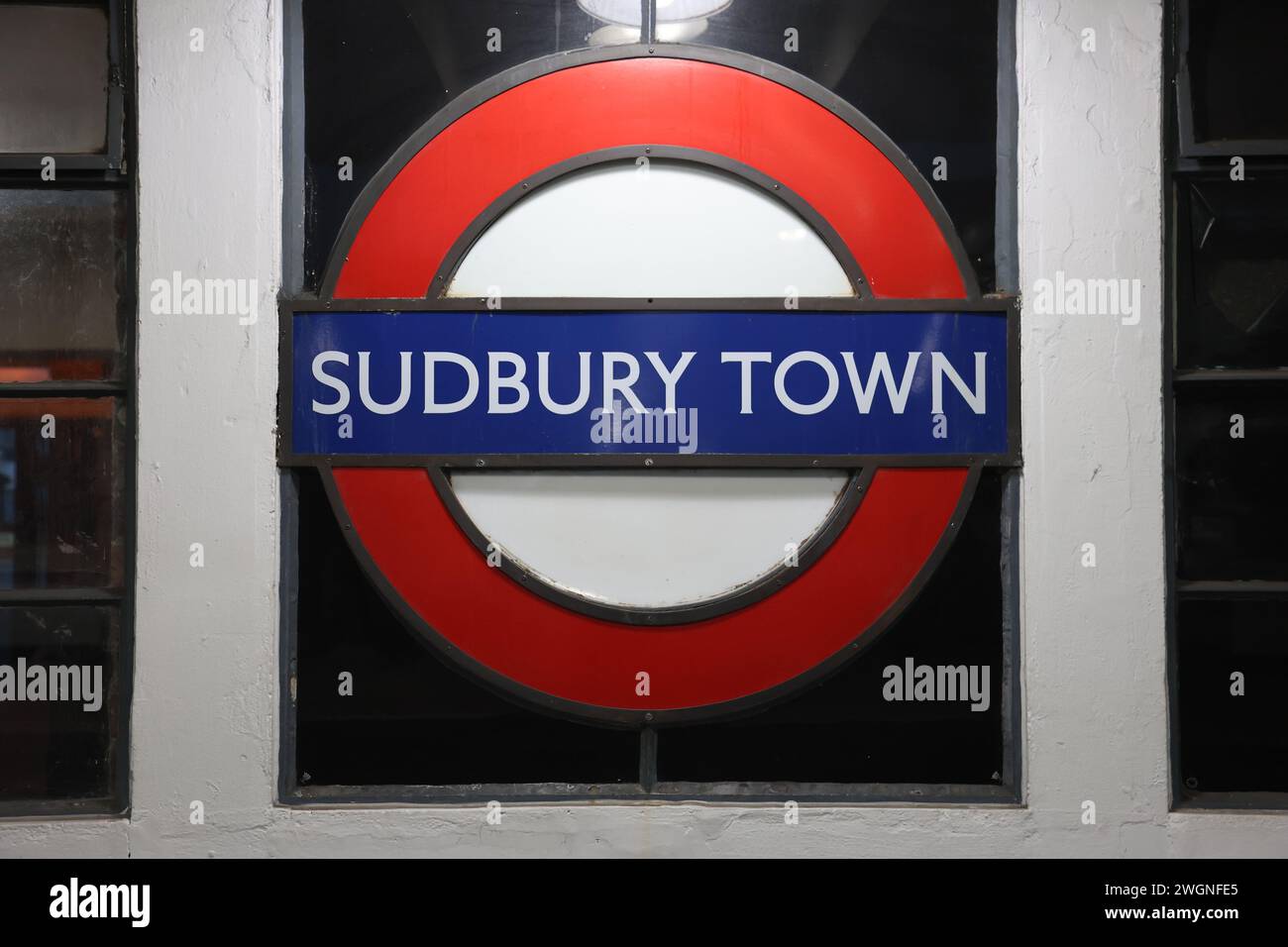 South Harrow London Underground Station Sign Stock Photo - Alamy