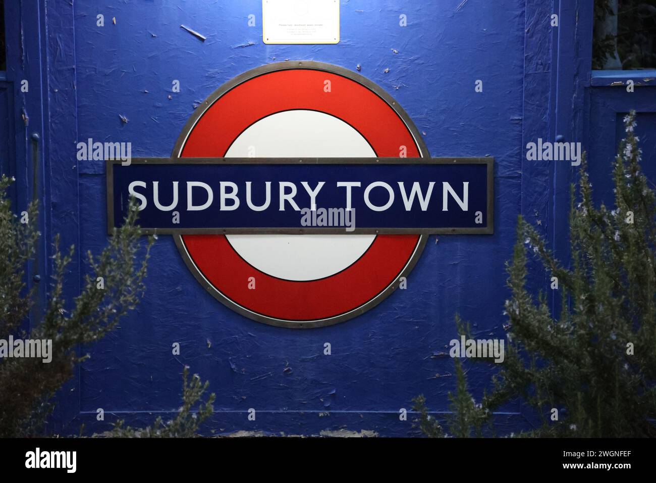 South Harrow London Underground Station Sign Stock Photo - Alamy