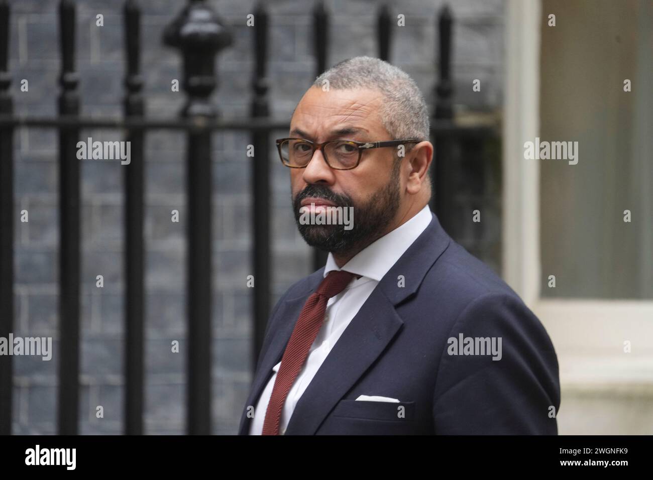 Foreign Secretary James Cleverly Arrives In Downing Street London For   Foreign Secretary James Cleverly Arrives In Downing Street London For A Cabinet Meeting Picture Date Tuesday February 6 2024 2WGNFK9 