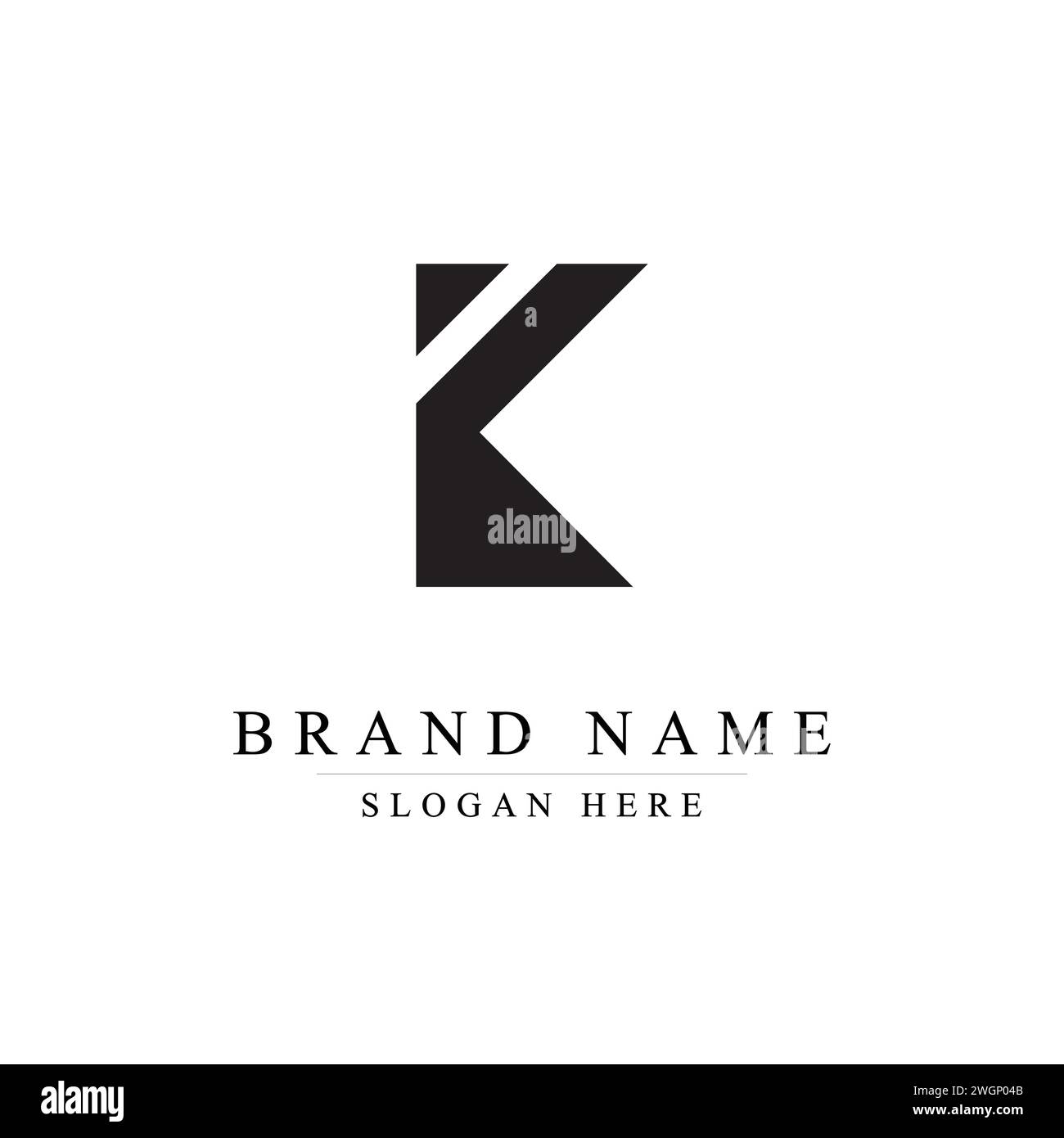 Free Vector | Luxury letter k logo