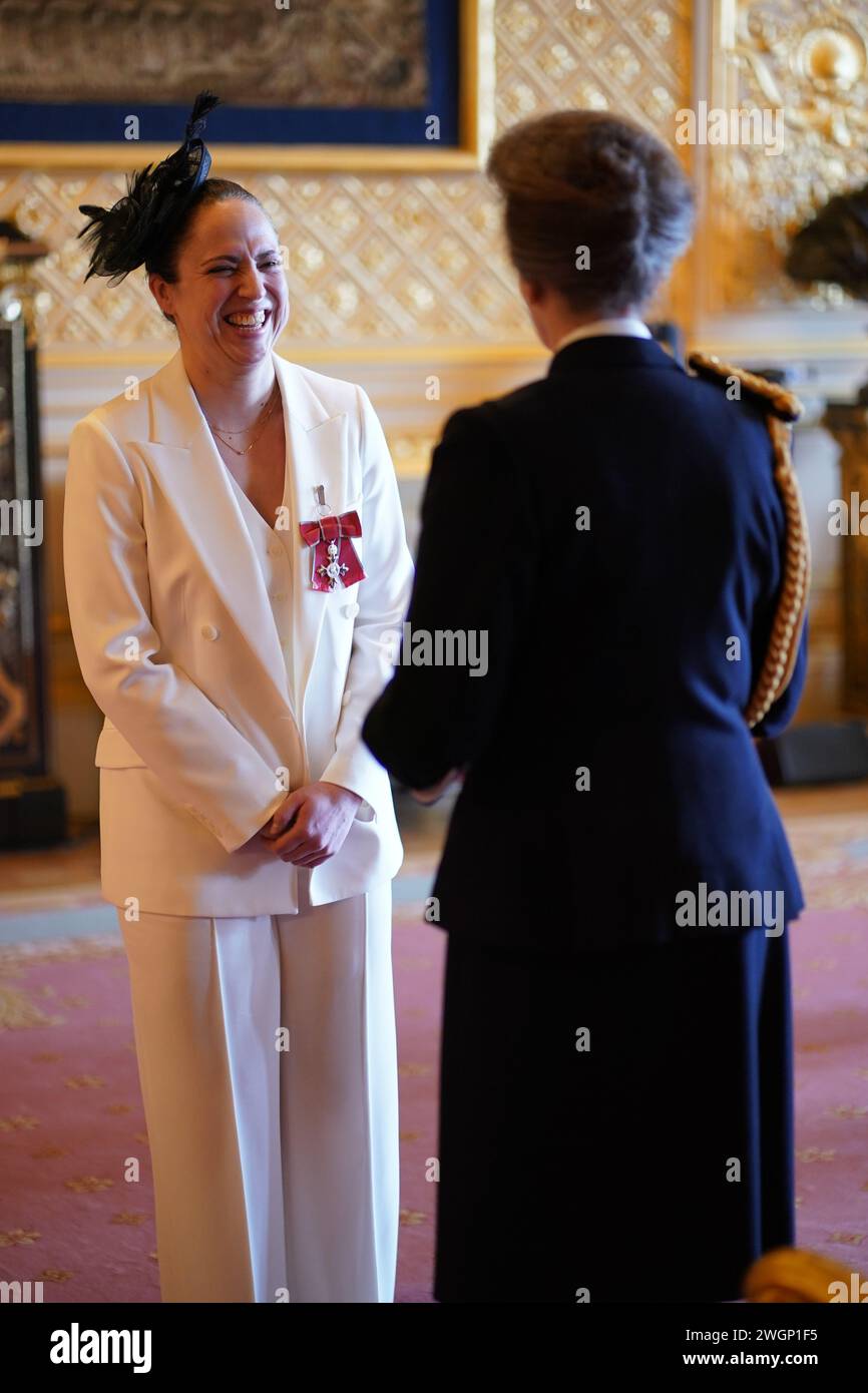 Referee Princess Sara Cox, from Exeter, Referee, is made a Member of the Order of the ...