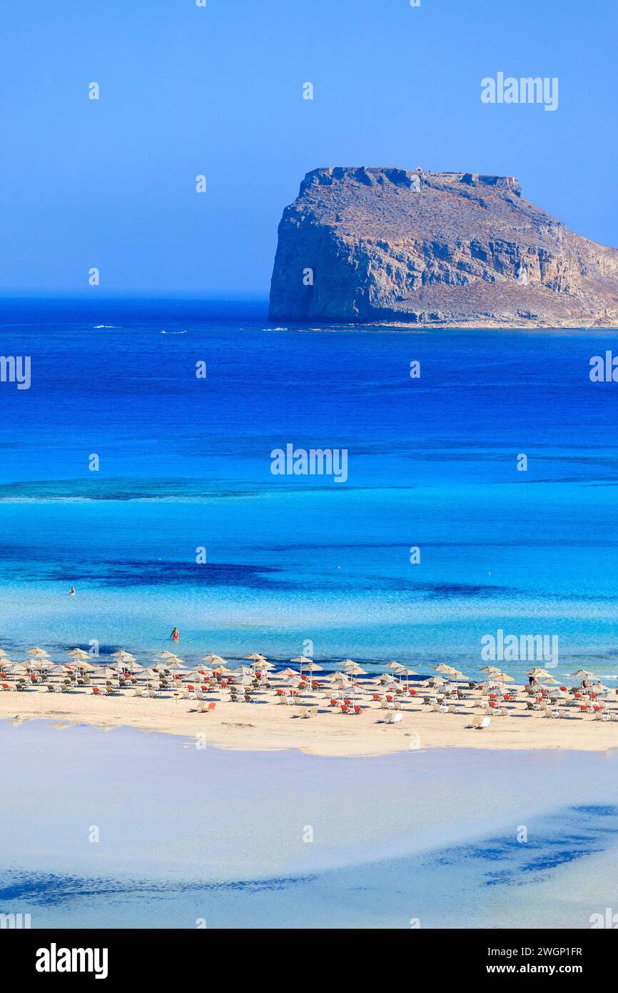 Balos Beach, Crete Stock Photo
