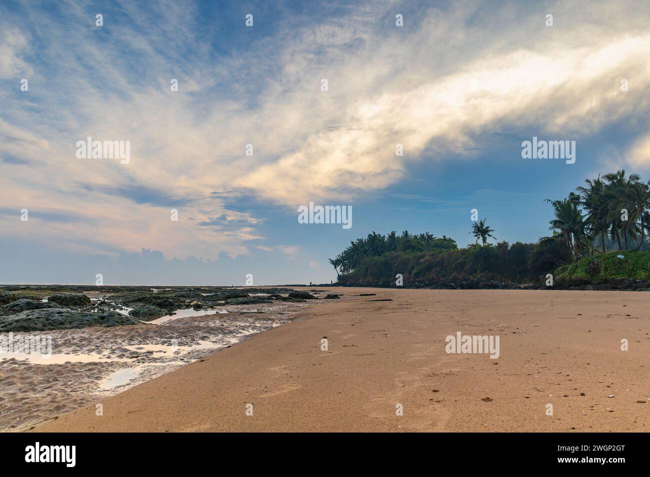 View of Ambunten Beach, Sumenep, Madura Island in Indonesia Stock Photo