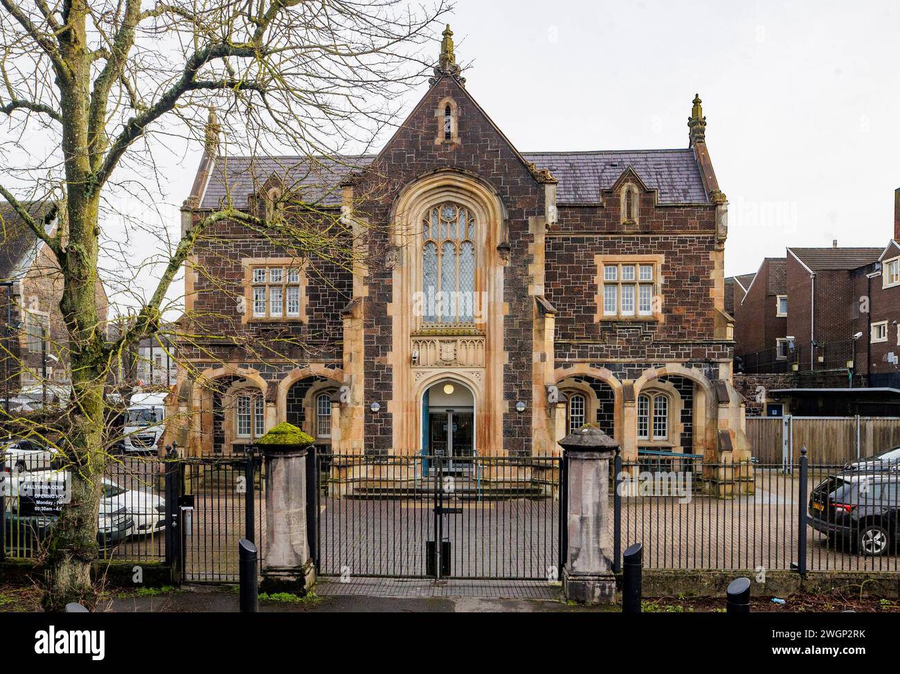 Ballymena Magistrates' Court, where two men are charged with the murder of 17-year-old Blake Newland, who died in hospital following a stabbing in Limavady on Friday night. Picture date: Tuesday February 6, 2024. Stock Photo
