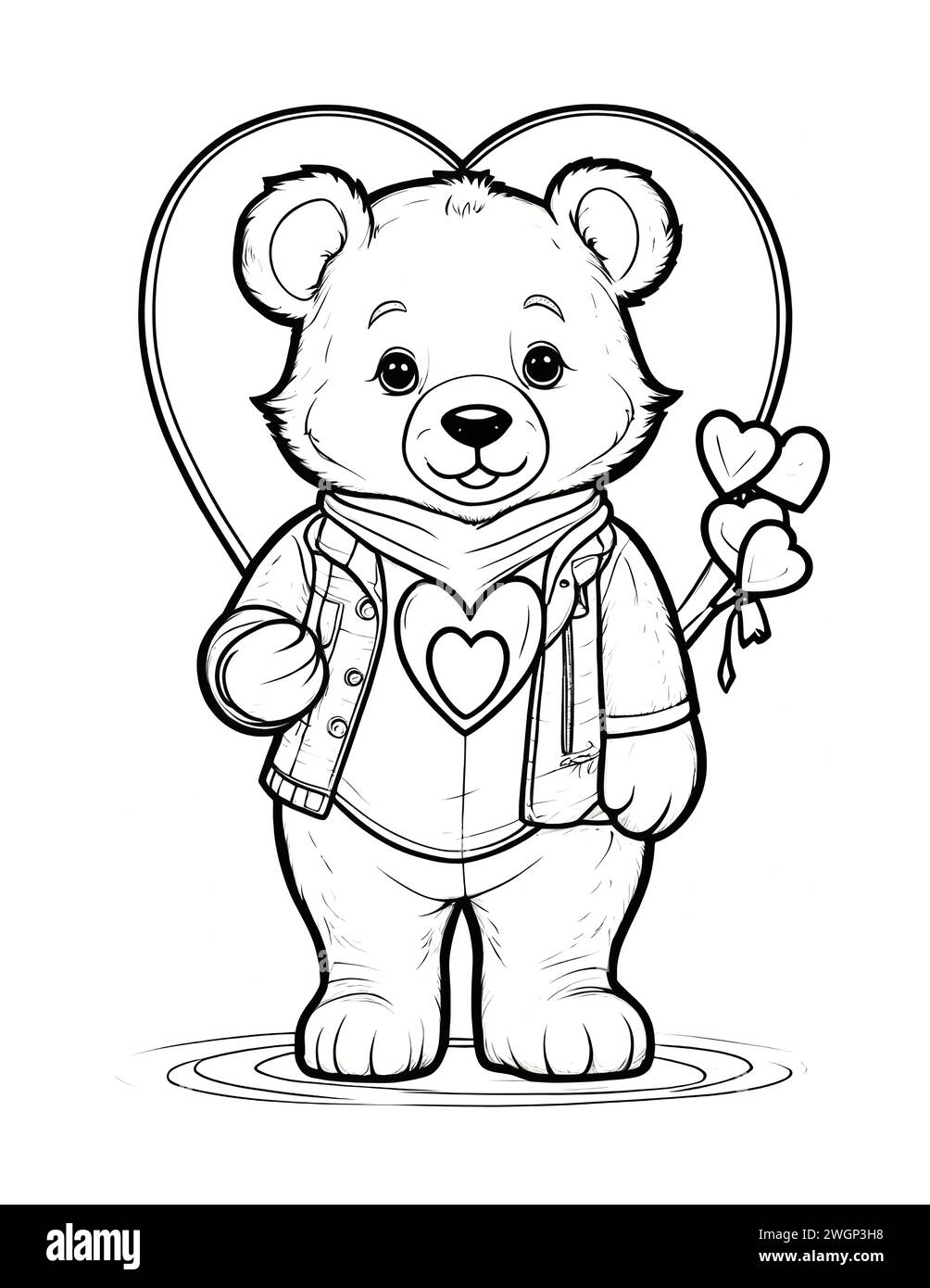 Coloring page little bear