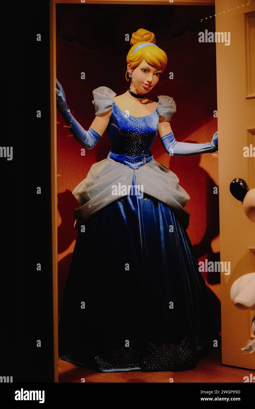 Cinderella, Disneyland, Tokyo, Japan Stock Photo