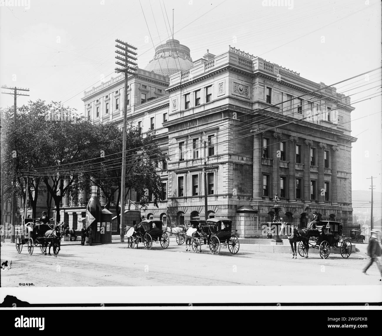 1890s photo Montreal City Hall and Court House 1890s photo Montreal City Hall and Court House
