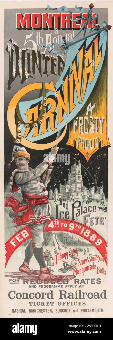 1800s carnival poster hi-res stock photography and images - Alamy