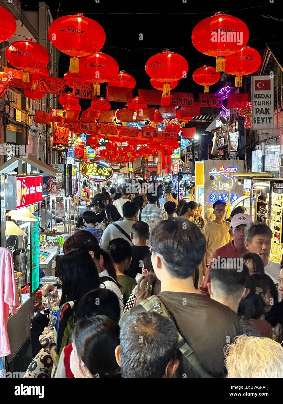 Chinese New Year at Malacca Stock Photo