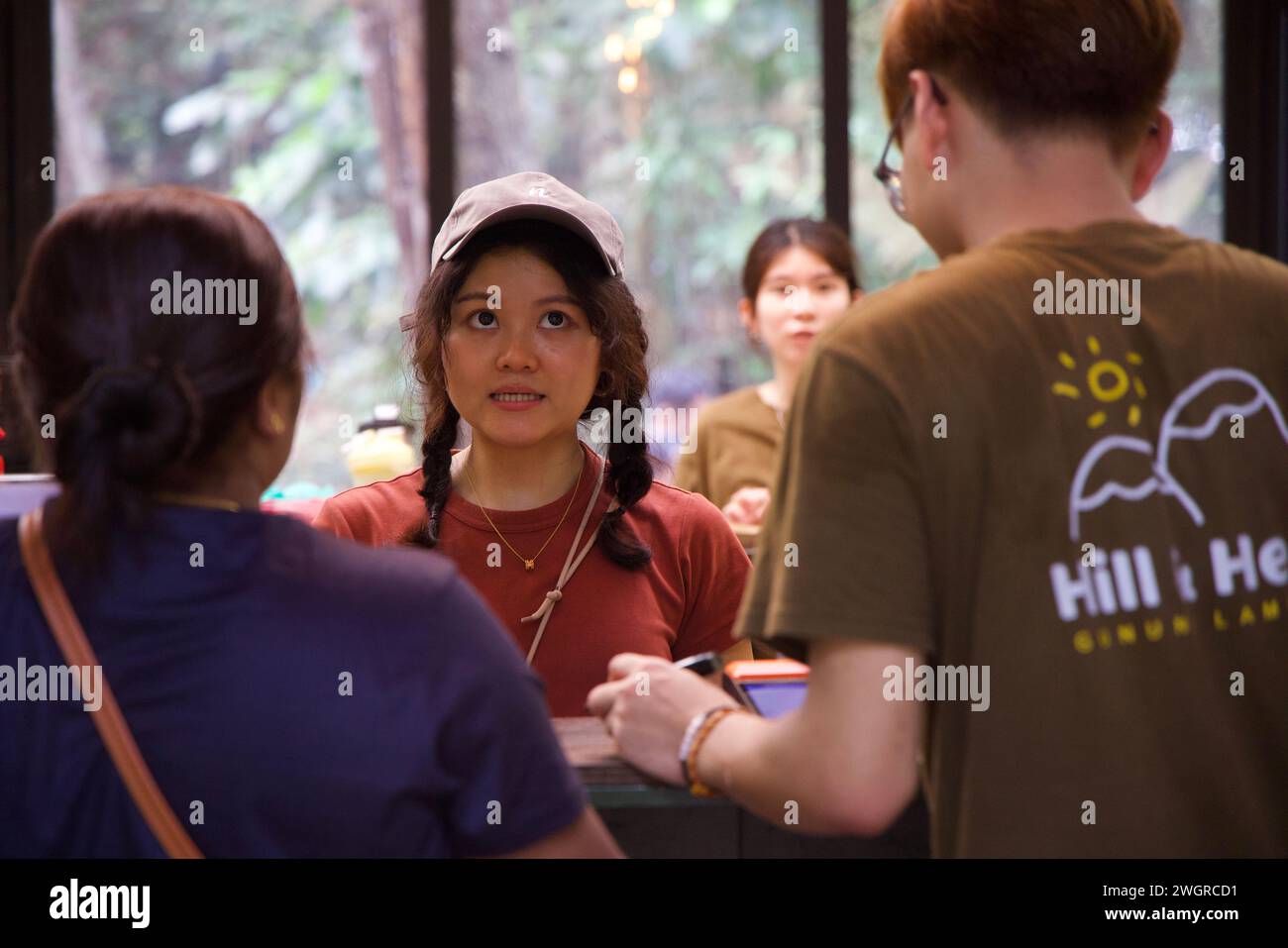 Cafe at Gunung Lambak, Kluang, Malaysia Stock Photo