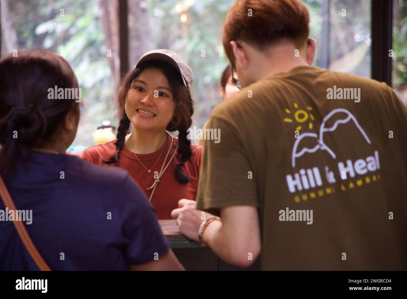 Cafe at Gunung Lambak, Kluang, Malaysia Stock Photo