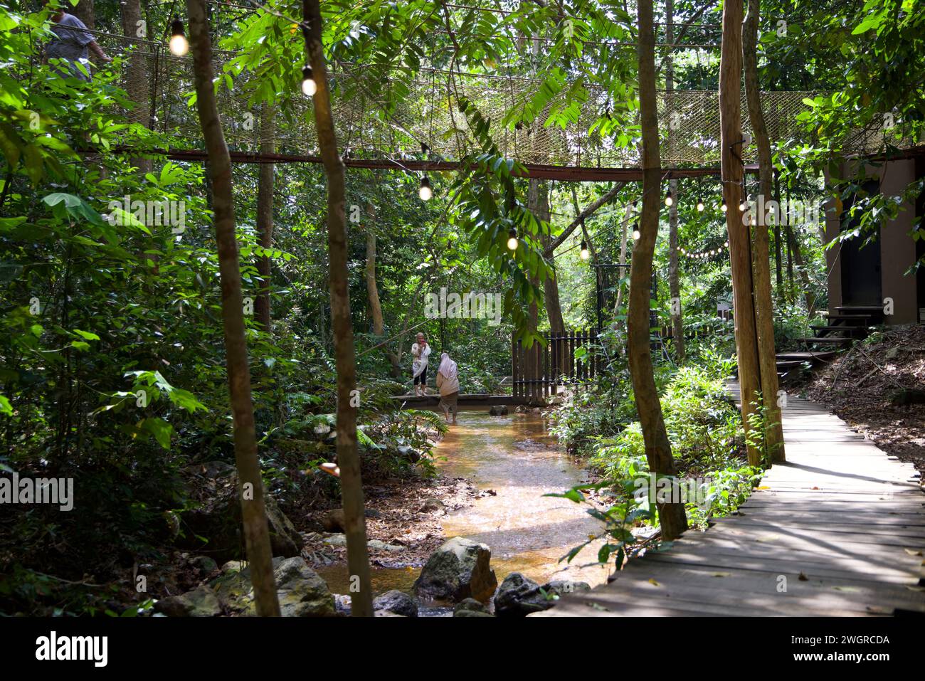 Cafe at Gunung Lambak, Kluang, Malaysia Stock Photo