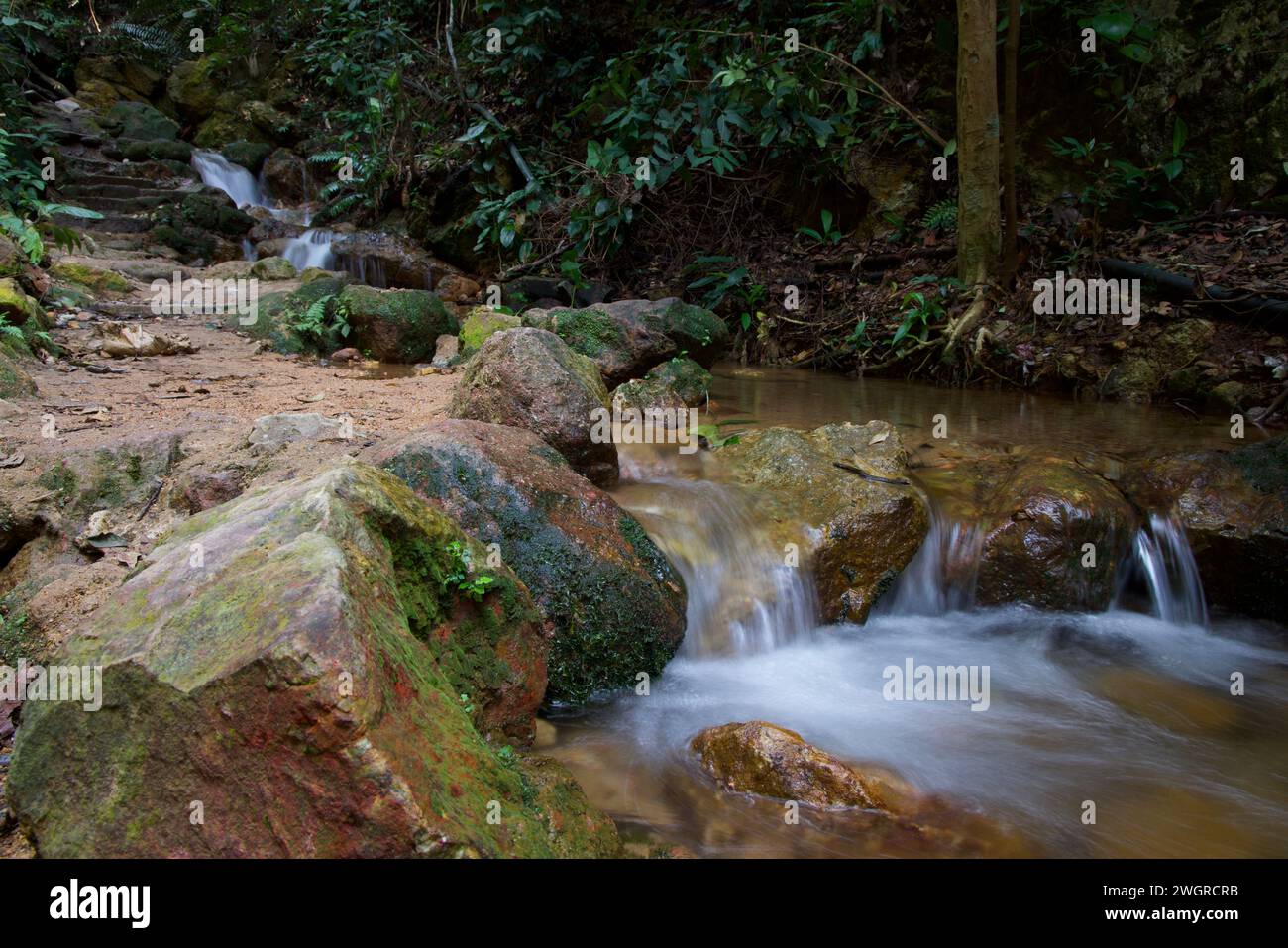 Cafe at Gunung Lambak, Kluang, Malaysia Stock Photo