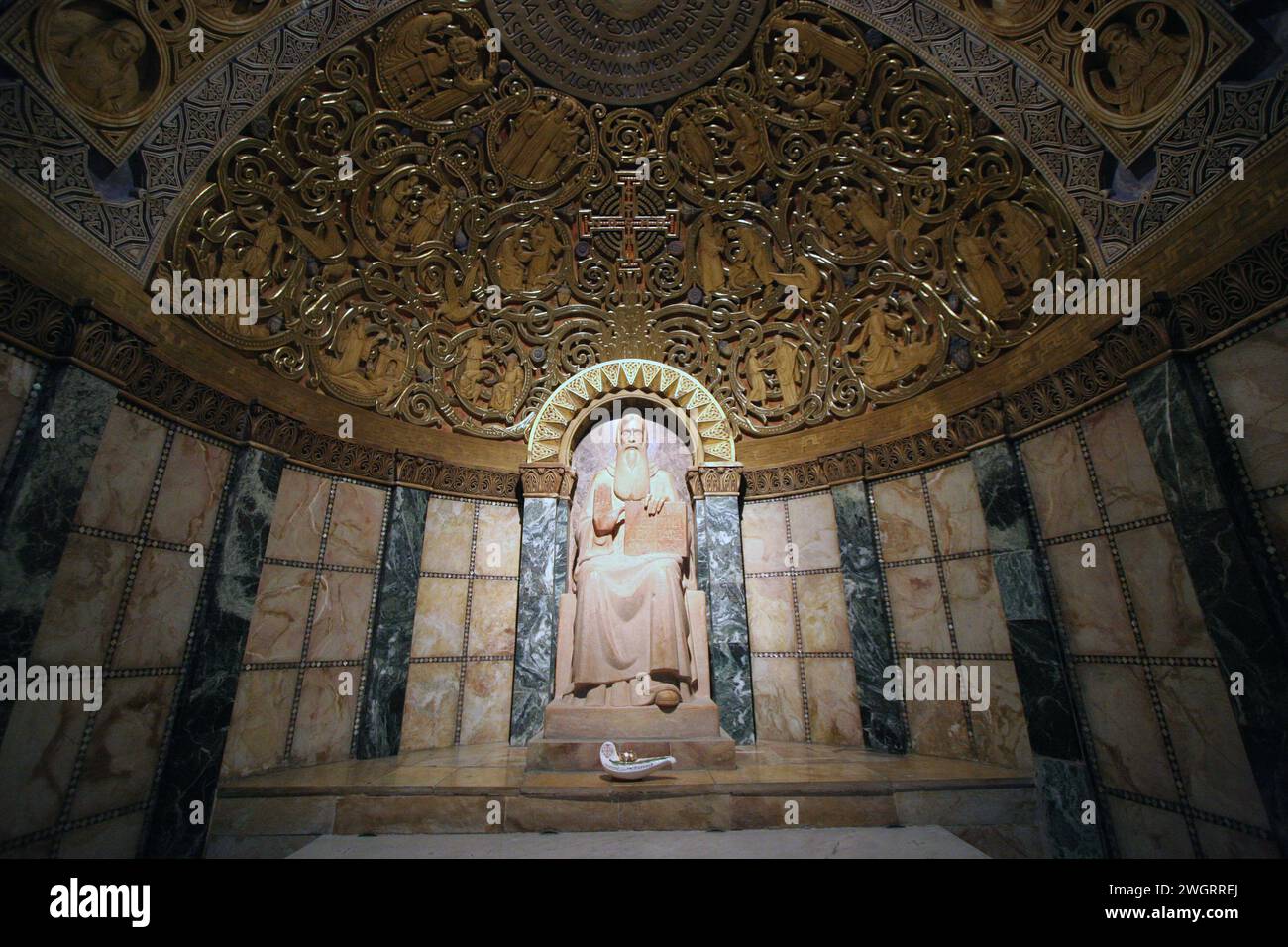 St. Benedict – the founder of the order of the German Benedictines in ...