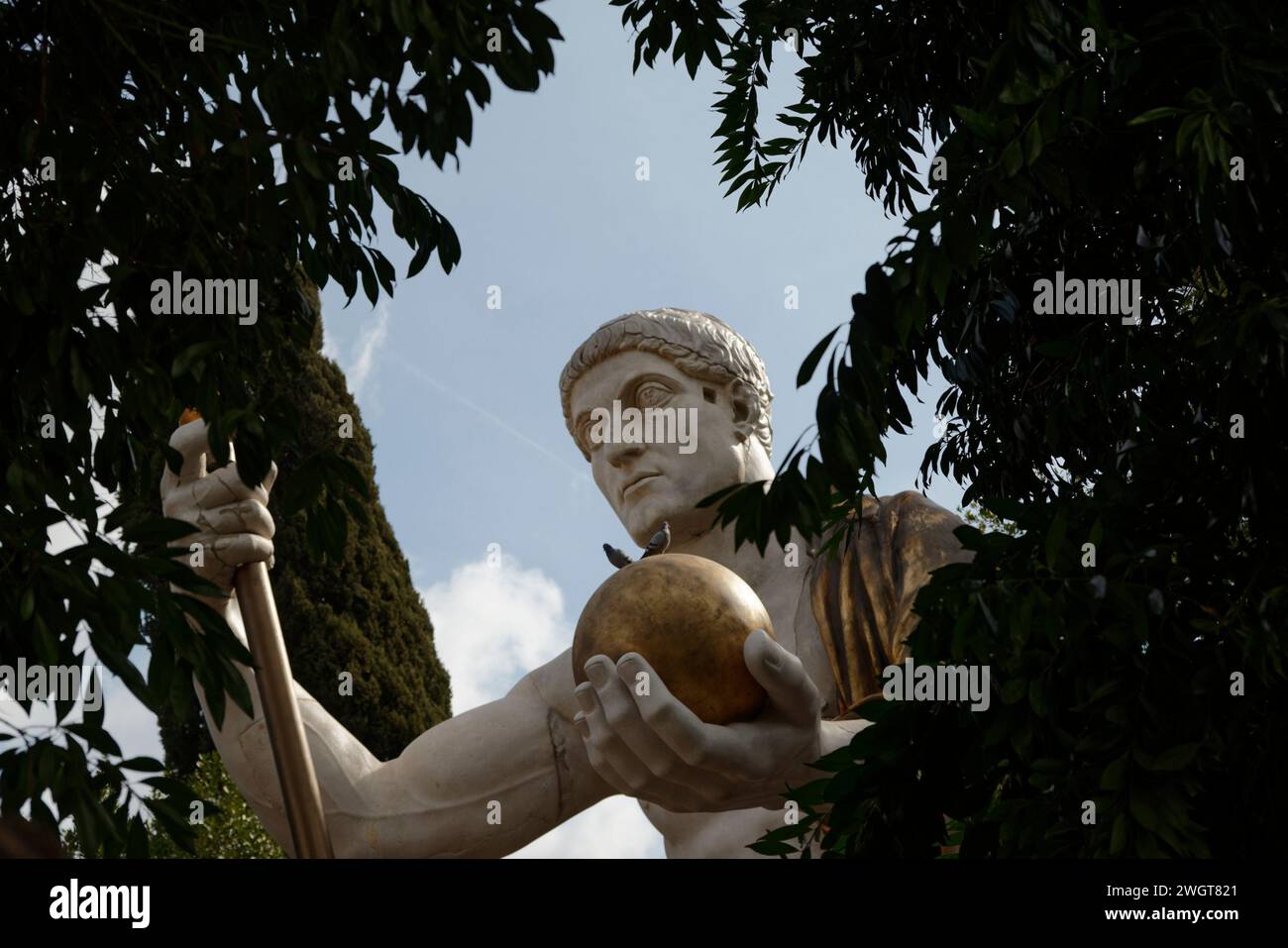 Rome, Italy. 06th Feb, 2024. The colossal statue of Constantine, dating ...