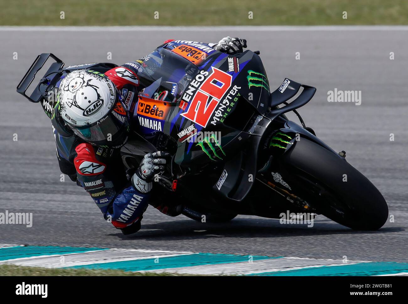 Kuala Lumpur, Malaysia. 06th Feb, 2024. French rider Fabio Quartararo