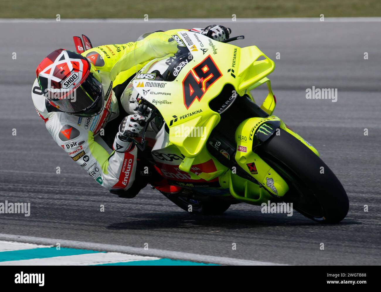 Kuala Lumpur, Malaysia. 06th Feb, 2024. Italian rider Fabio Di