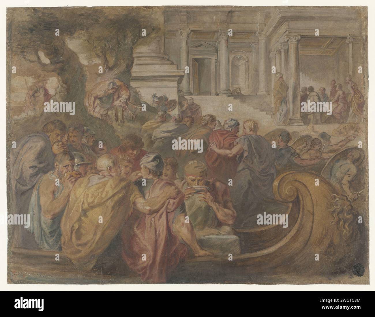 Arrival of Odysseus and companions at Circe, Peter Paul Rubens