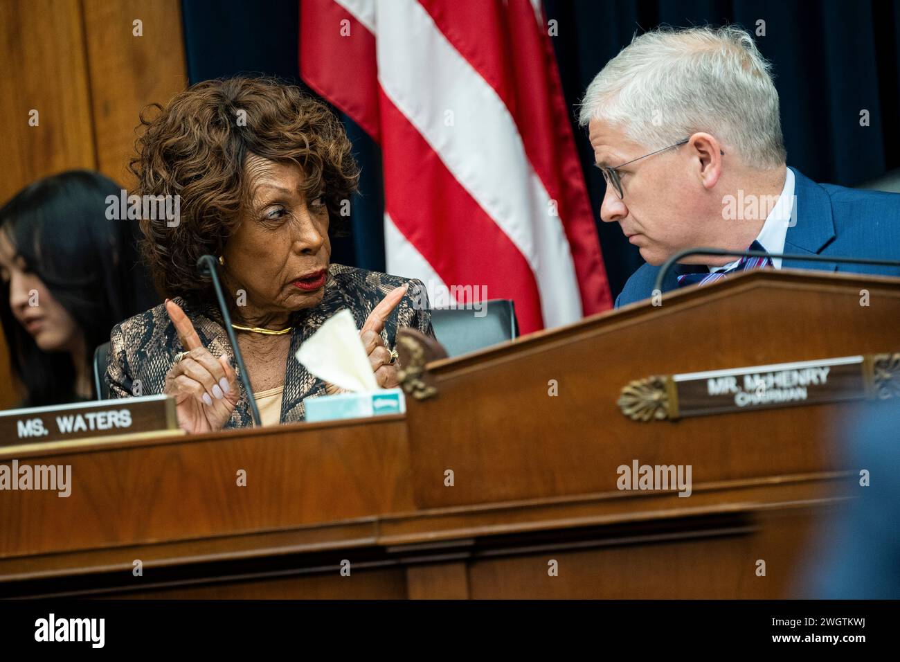 Representative Maxine Waters (D-CA), Committee Ranking Member, And ...