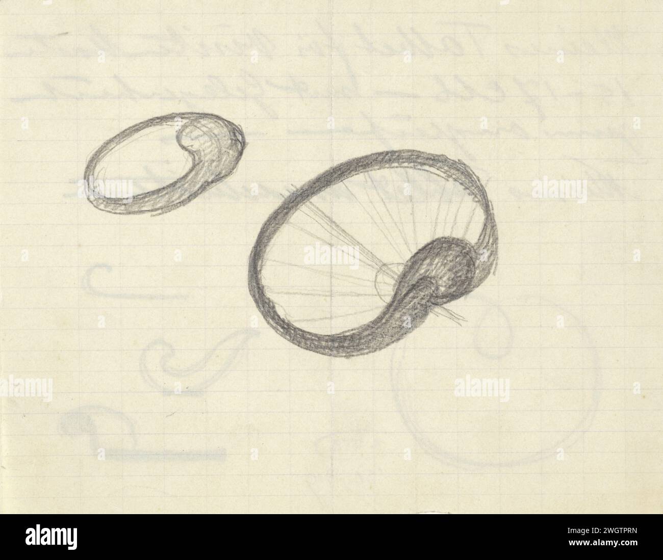 Design for a Ring, Mathieu Lauweriks, 1874 - 1932 drawing pencil ring ...