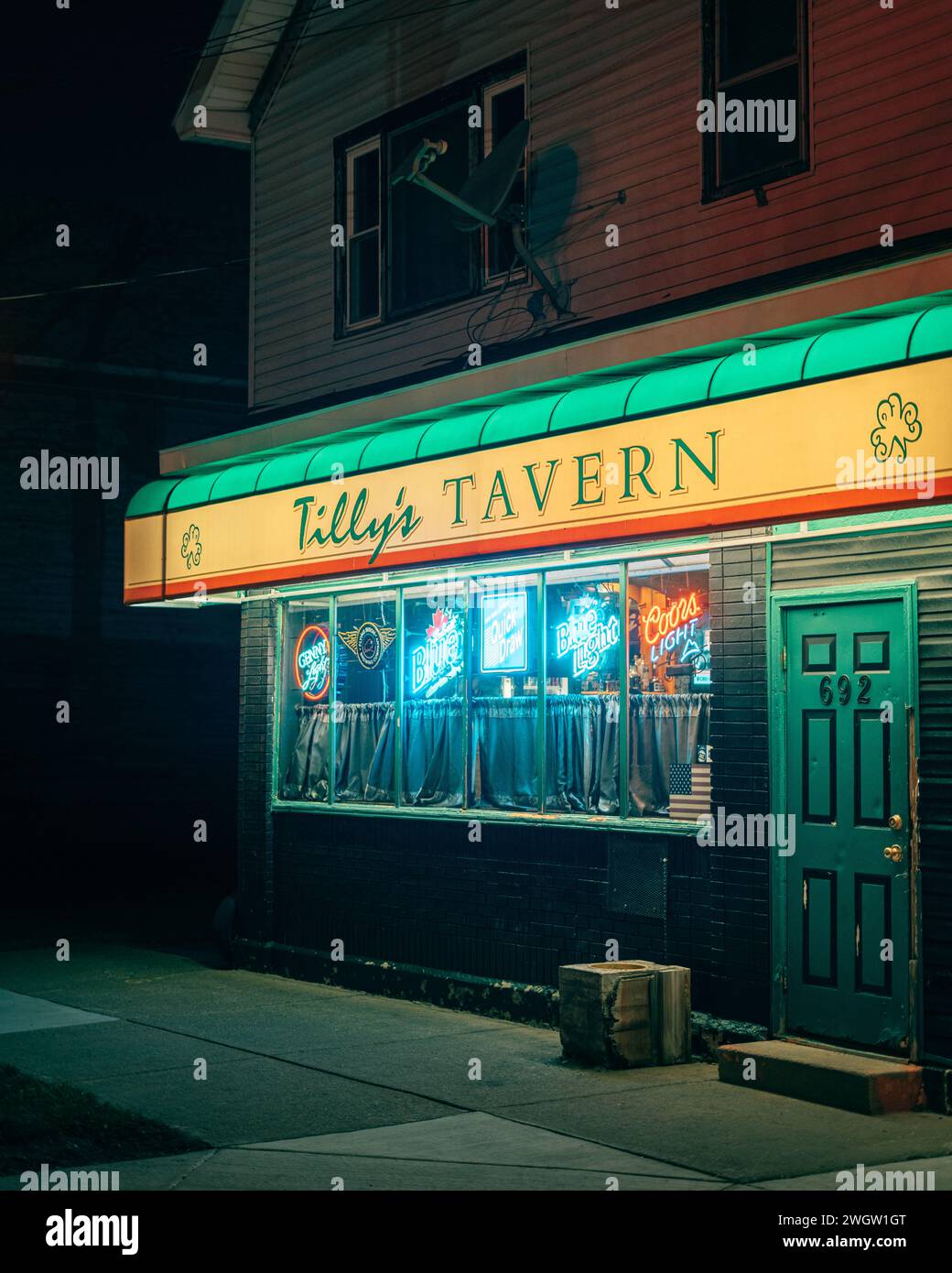 New york city street night bar hires stock photography and images Alamy