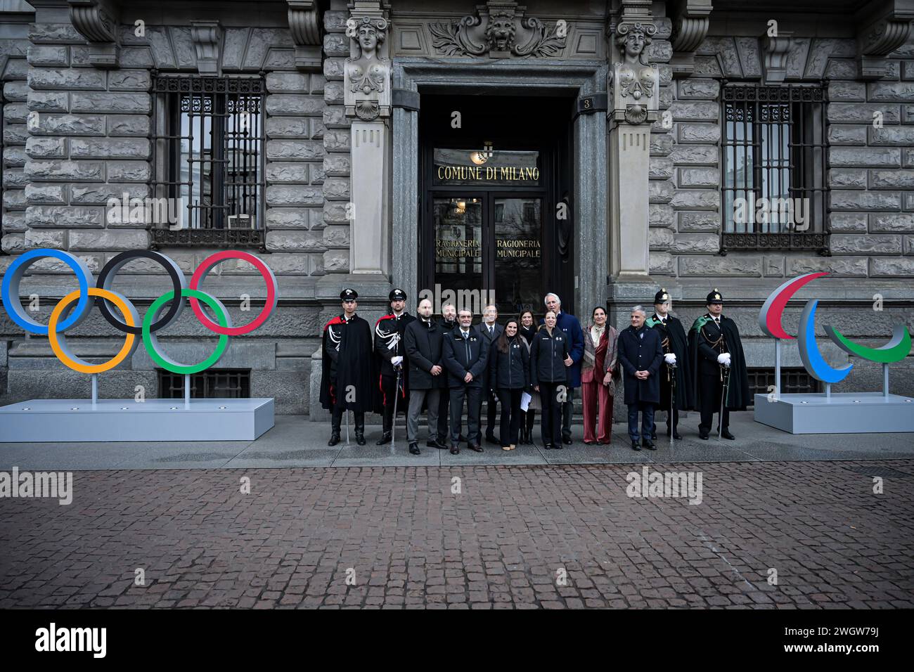 Unveiling ceremony of the Milano Cortina 2026 Winter Olympics and
