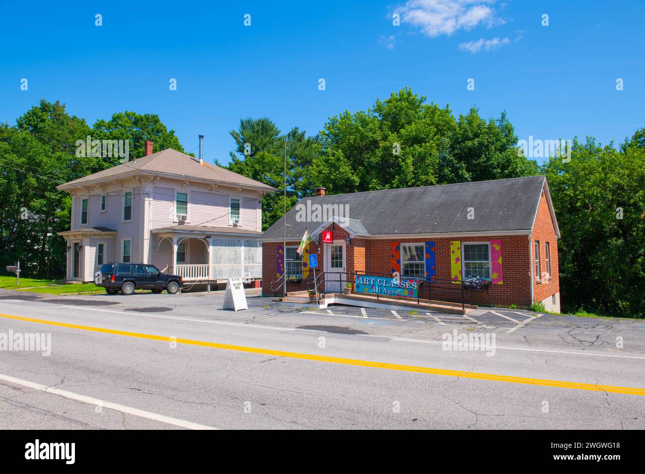 Main Street Art Gallery at 75 Main Street in historic town center of