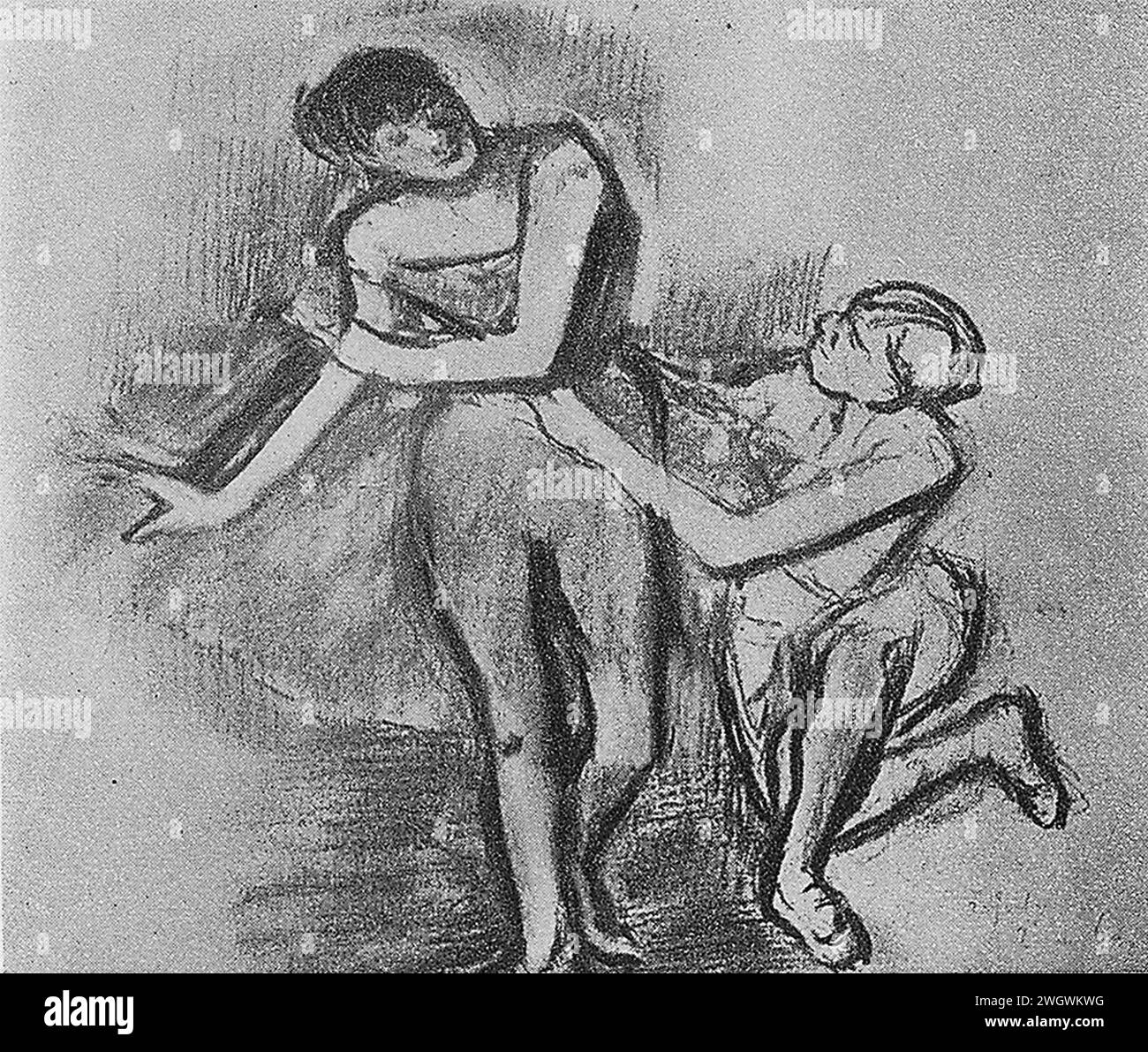 Arlequin et Colombine 2251. Stock Photo