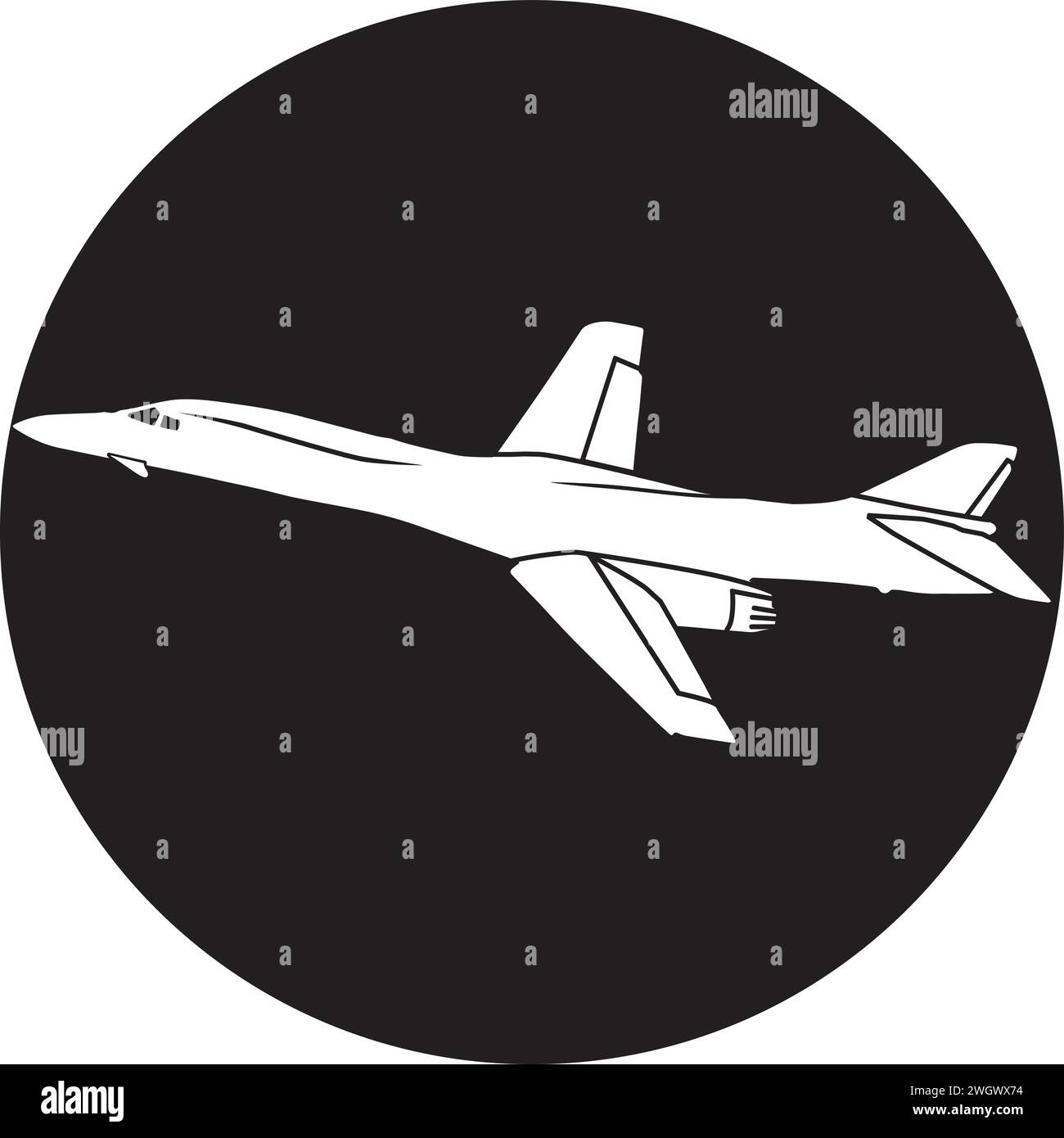 B-1 Lancer airplane vector file Stock Vector Image & Art - Alamy