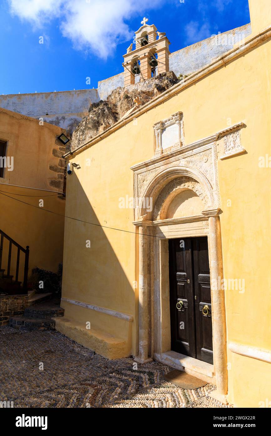 Moni Kapsa Monastery, Eastern Crete Stock Photo